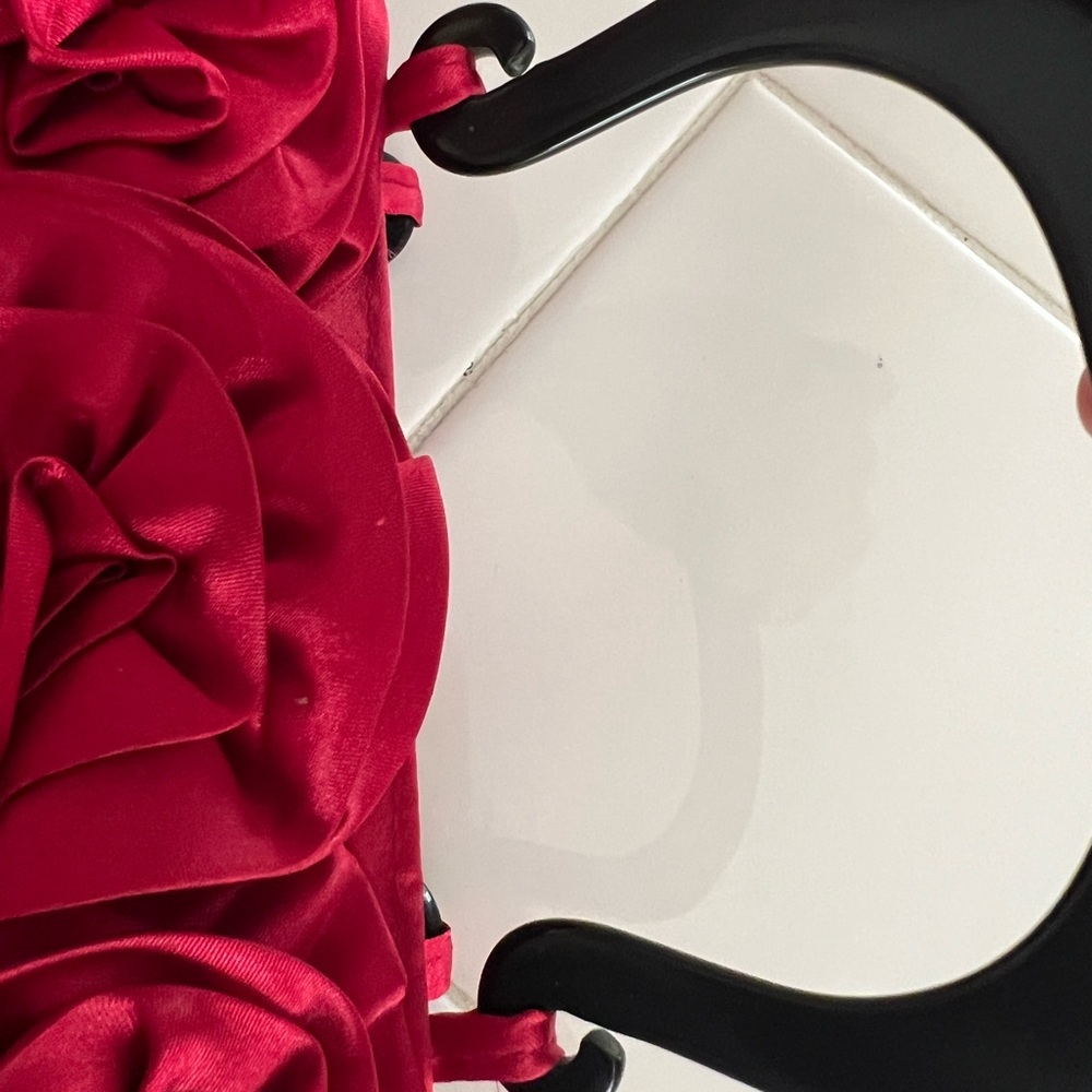 NEW Mad by Design Silk Rose Appliqué Handbag - Picture 5 of 12
